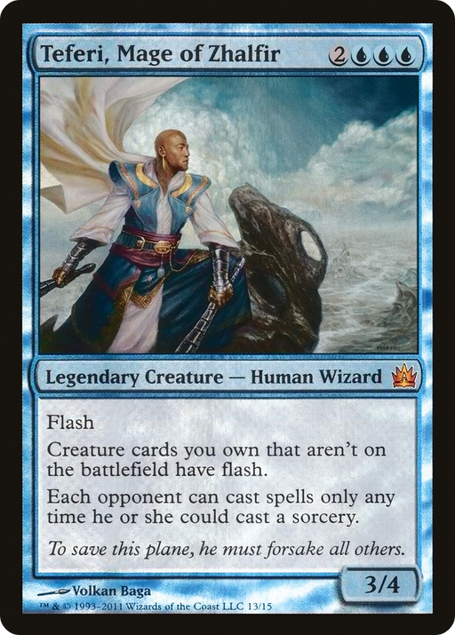 Teferi, Mage of Zhalfir (V11-) [Misc] From the Vault: Legends Foil MTG Single Wizards of the Coast