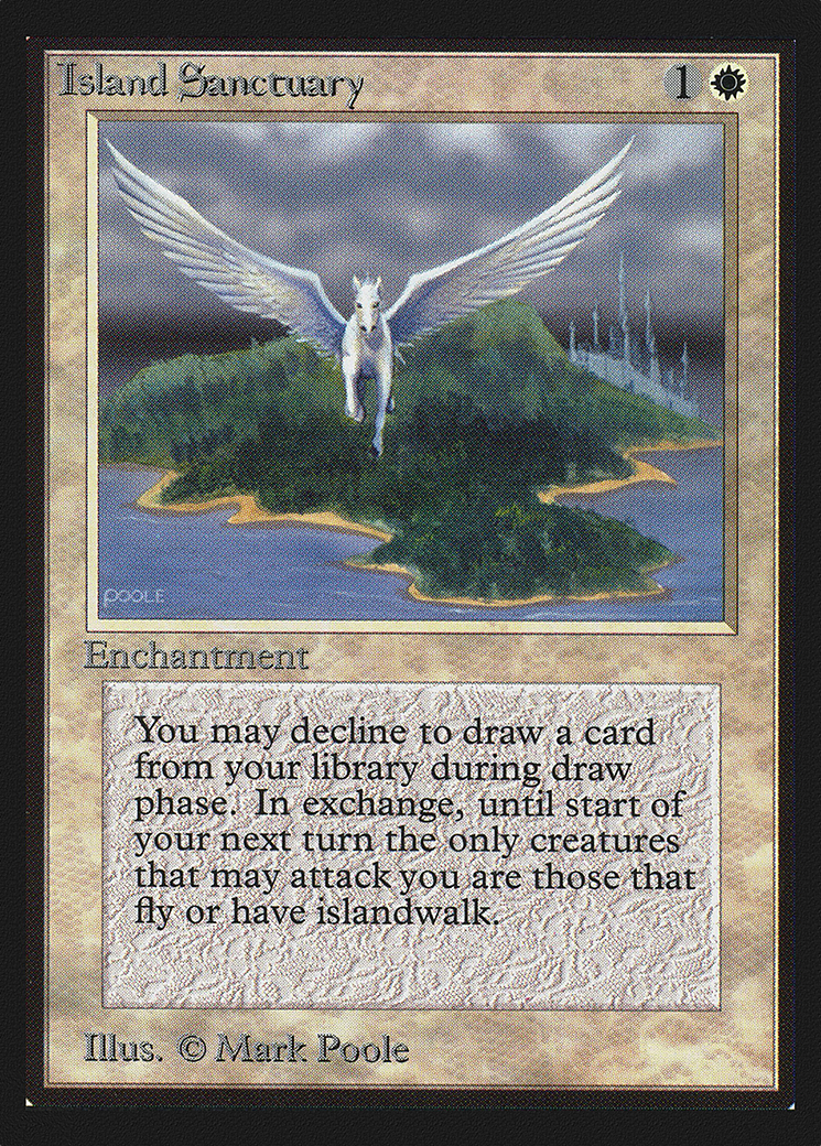 Island Sanctuary (CED-026) [Collectors' Edition] MTG Single Wizards of the Coast