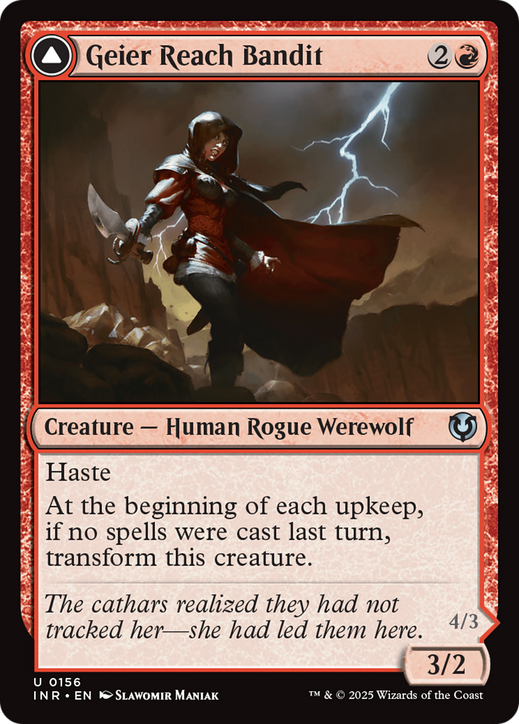 Geier Reach Bandit (INR-156) [Innistrad Remastered] Foil MTG Single Wizards of the Coast