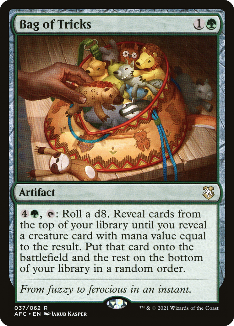 Bag of Tricks (AFC-037) [Forgotten Realms Commander] MTG Single Wizards of the Coast
