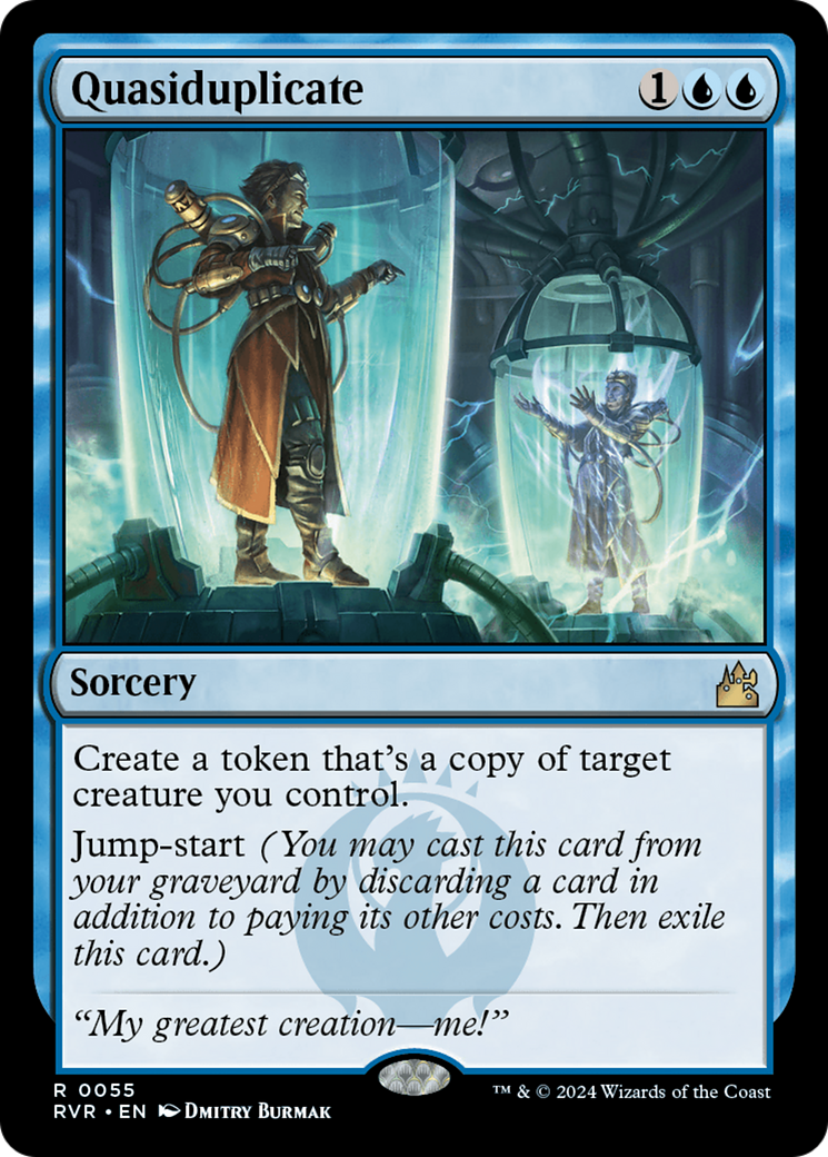 Quasiduplicate (RVR-055) [Ravnica Remastered] Foil MTG Single Wizards of the Coast