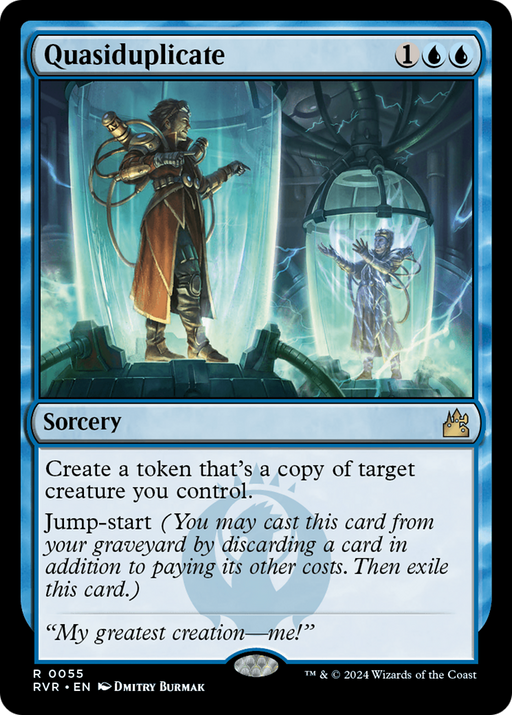 Quasiduplicate (RVR-055) [Ravnica Remastered] Foil MTG Single Wizards of the Coast