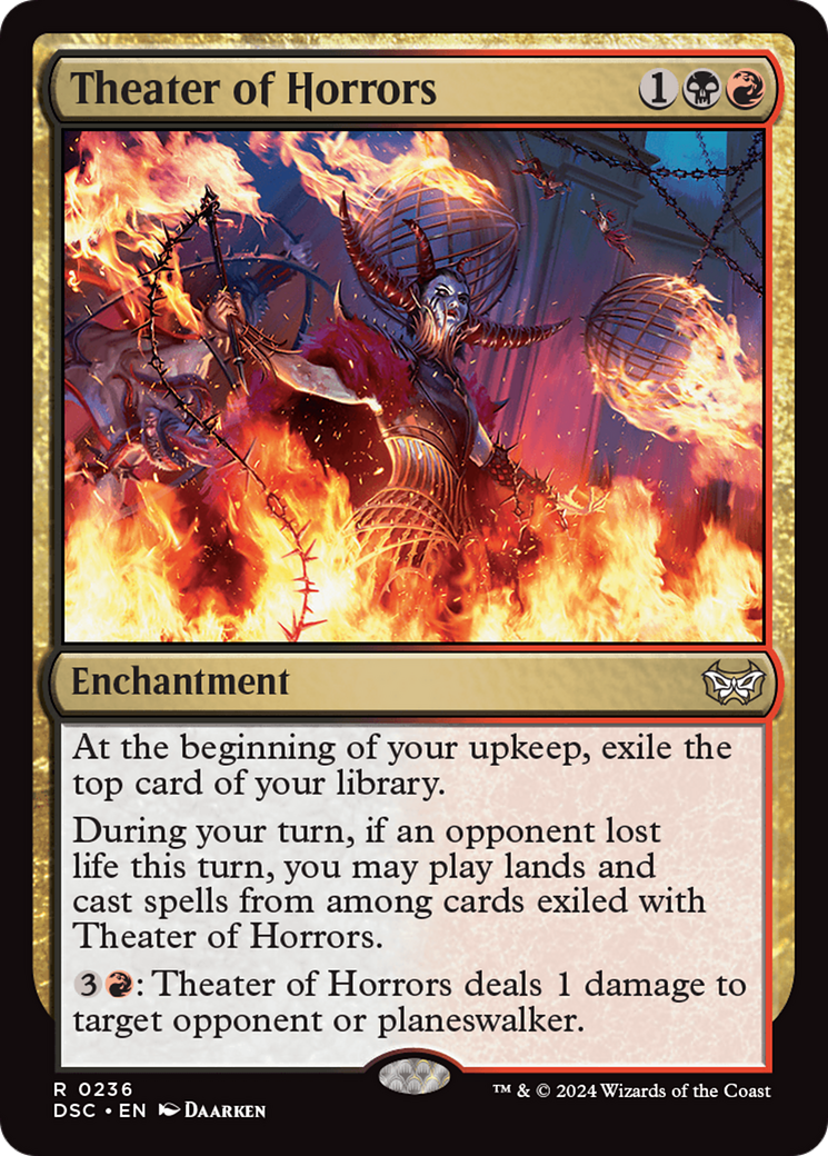 Theater of Horrors (DSC-236) [Duskmourn: House of Horror Commander] MTG Single Wizards of the Coast