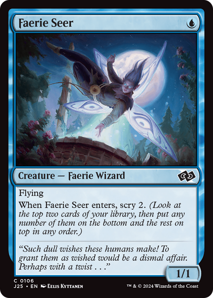 Faerie Seer (J25-106) [Foundations Jumpstart] MTG Single Wizards of the Coast
