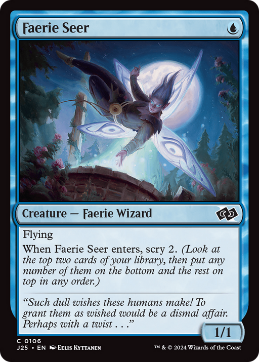 Faerie Seer (J25-106) [Foundations Jumpstart] MTG Single Wizards of the Coast
