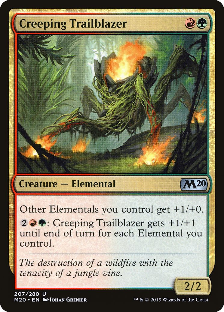 Creeping Trailblazer (M20-207) [Core Set 2020] MTG Single Wizards of the Coast
