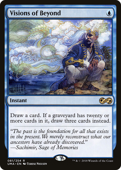 Visions of Beyond (UMA-081) [Ultimate Masters] Foil MTG Single Wizards of the Coast