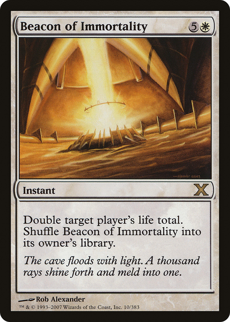 Beacon of Immortality (10E-010) [Tenth Edition] MTG Single Wizards of the Coast