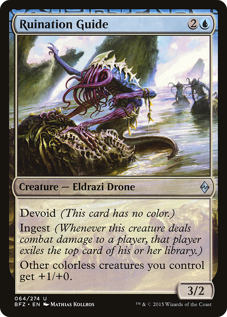 Ruination Guide (BFZ-064) [Battle for Zendikar] Foil MTG Single Wizards of the Coast