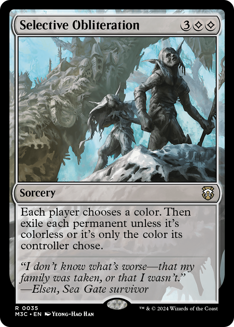 Selective Obliteration (M3C-035) [Modern Horizons 3 Commander] MTG Single Wizards of the Coast