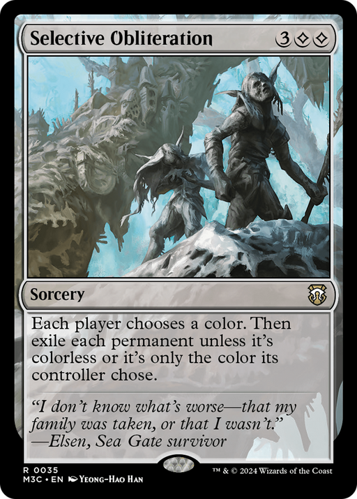 Selective Obliteration (M3C-035) [Modern Horizons 3 Commander] MTG Single Wizards of the Coast