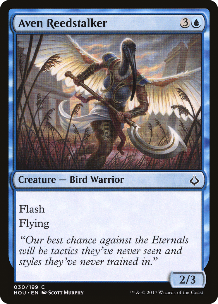 Aven Reedstalker (HOU-030) [Hour of Devastation] Foil MTG Single Wizards of the Coast