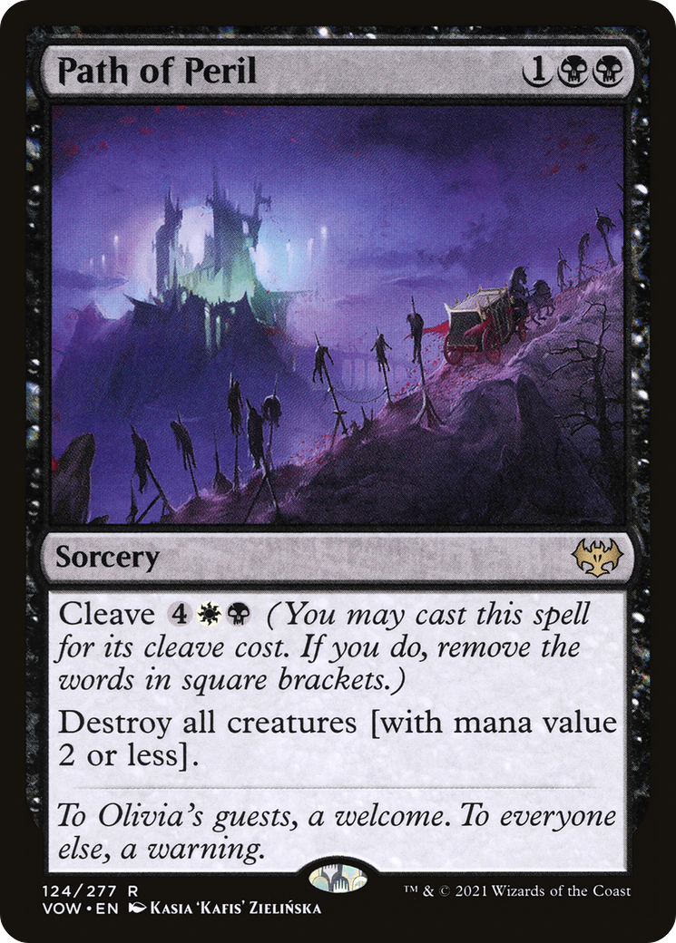 Path of Peril (VOW-124) [Innistrad: Crimson Vow] Foil MTG Single Wizards of the Coast