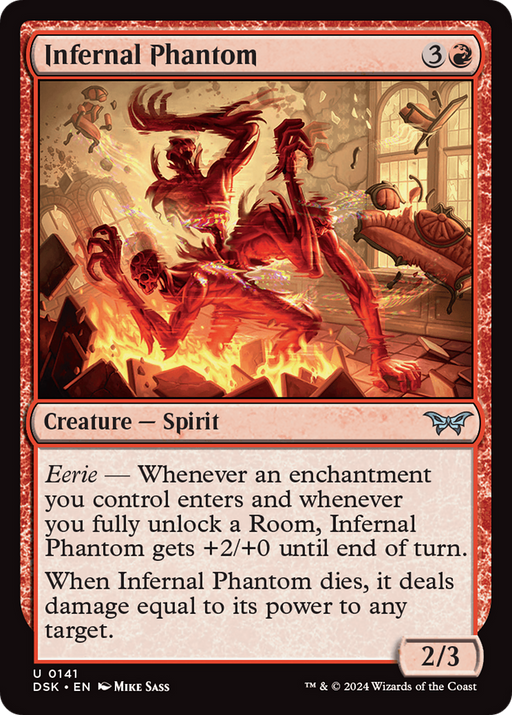 Infernal Phantom (DSK-141) [Duskmourn: House of Horror] MTG Single Wizards of the Coast