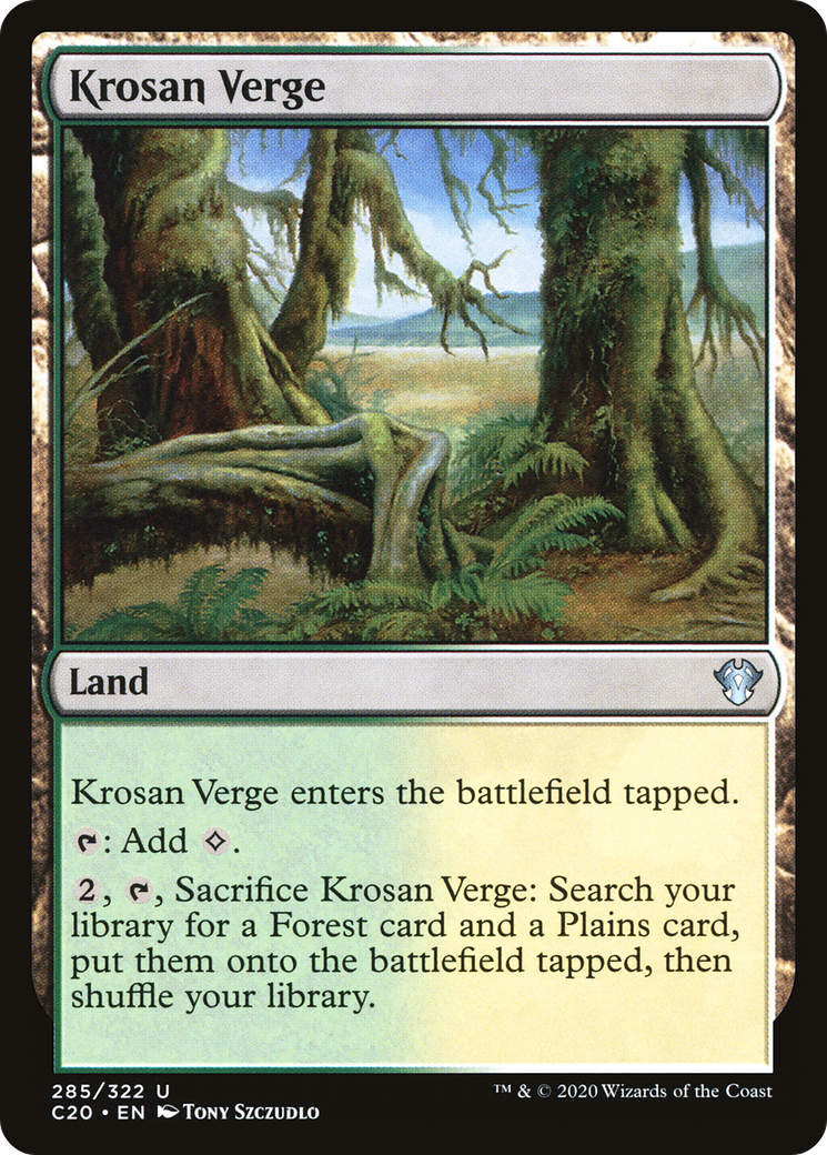 Krosan Verge (C20-285) [Commander 2020] MTG Single Wizards of the Coast