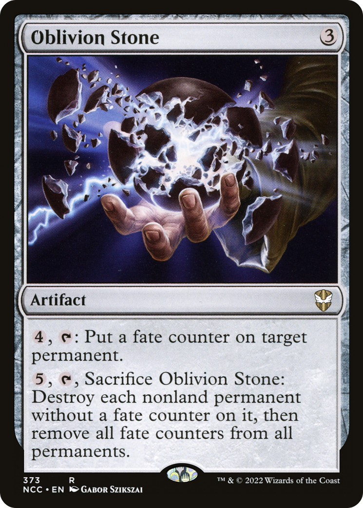 Oblivion Stone (NCC-373) [New Capenna Commander] MTG Single Wizards of the Coast