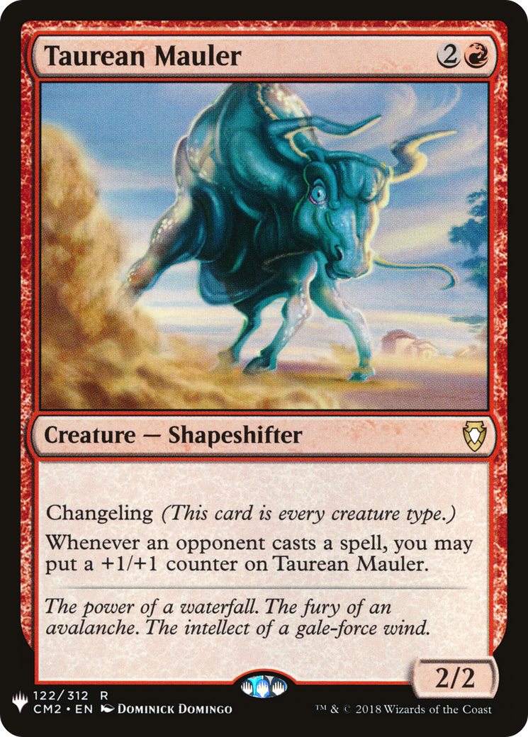 Taurean Mauler (CM2) (LIST-122) [Mystery Booster] The List MTG Single Wizards of the Coast