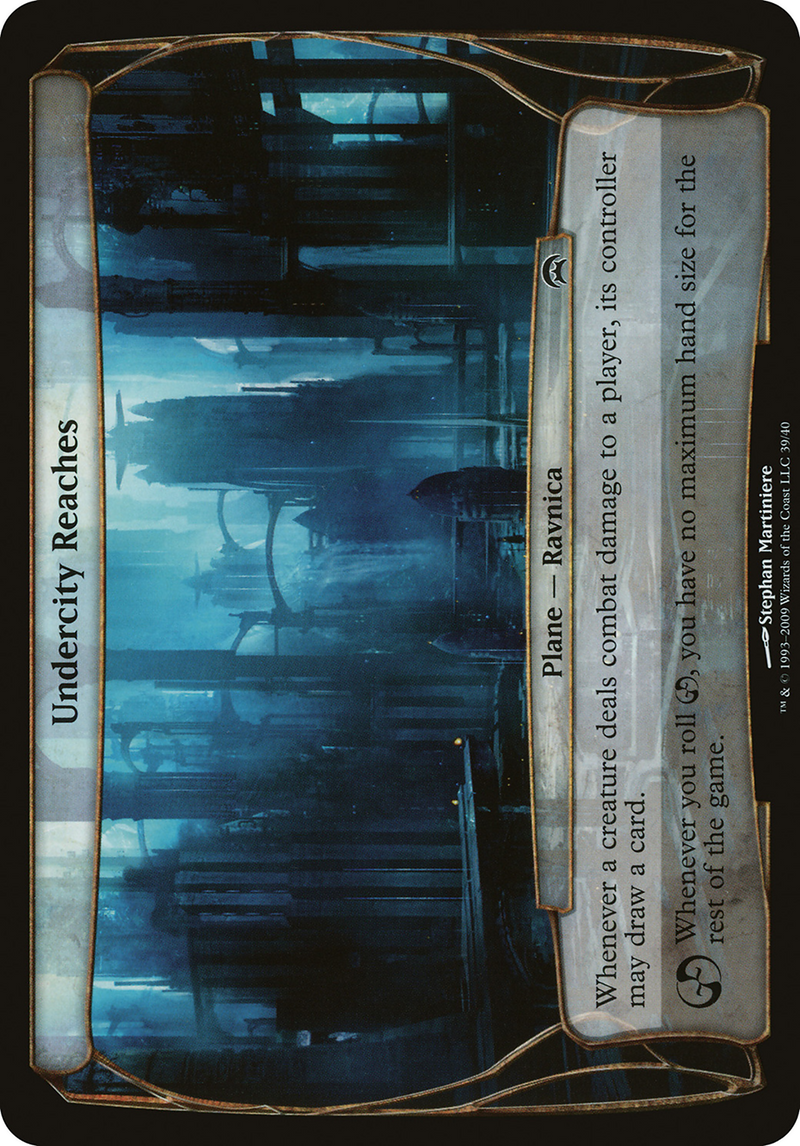 Undercity Reaches (Planechase) (OVER-) [Oversized] Planechase Planes MTG Single Wizards of the Coast