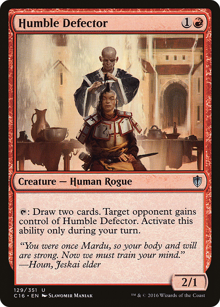 Humble Defector (C16-129) [Commander 2016] MTG Single Wizards of the Coast