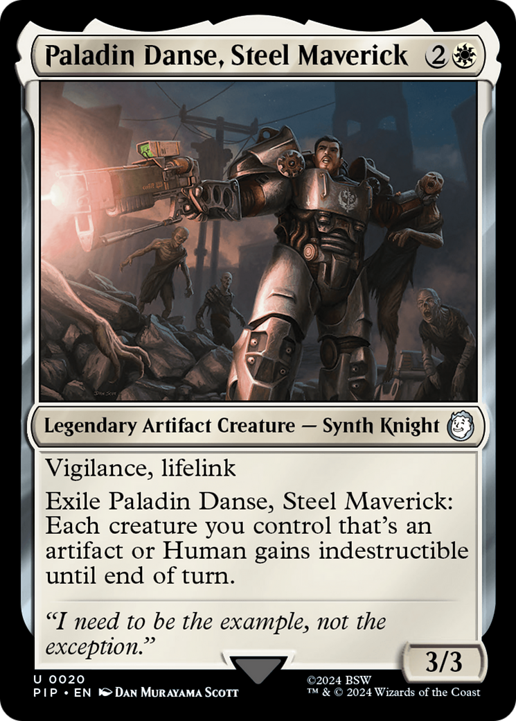 Paladin Danse, Steel Maverick (PIP-020) [Fallout] MTG Single Wizards of the Coast