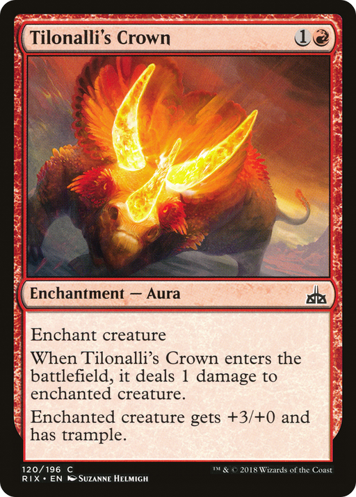 Tilonalli's Crown (RIX-120) [Rivals of Ixalan] MTG Single Wizards of the Coast