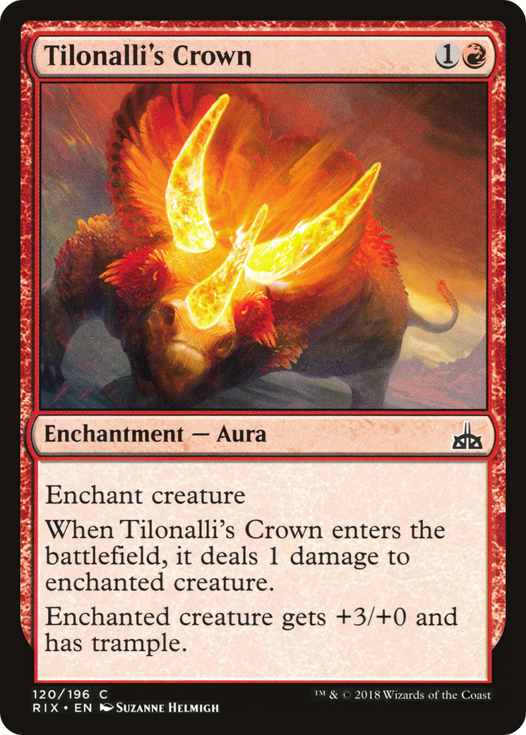 Tilonalli's Crown (RIX-120) [Rivals of Ixalan] Foil MTG Single Wizards of the Coast