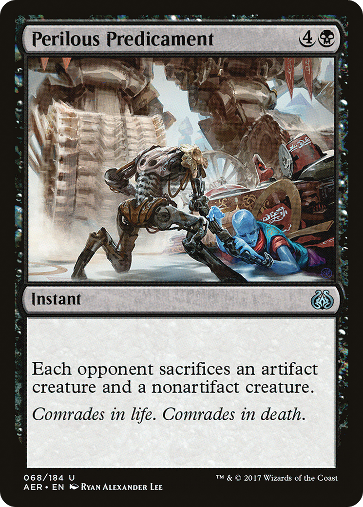 Perilous Predicament (AER-068) [Aether Revolt] Foil MTG Single Wizards of the Coast