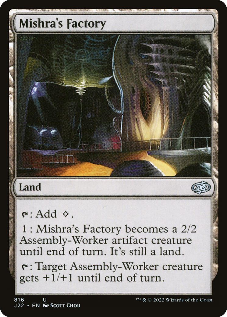 Mishra's Factory (J22-816) [Jumpstart 2022] MTG Single Wizards of the Coast