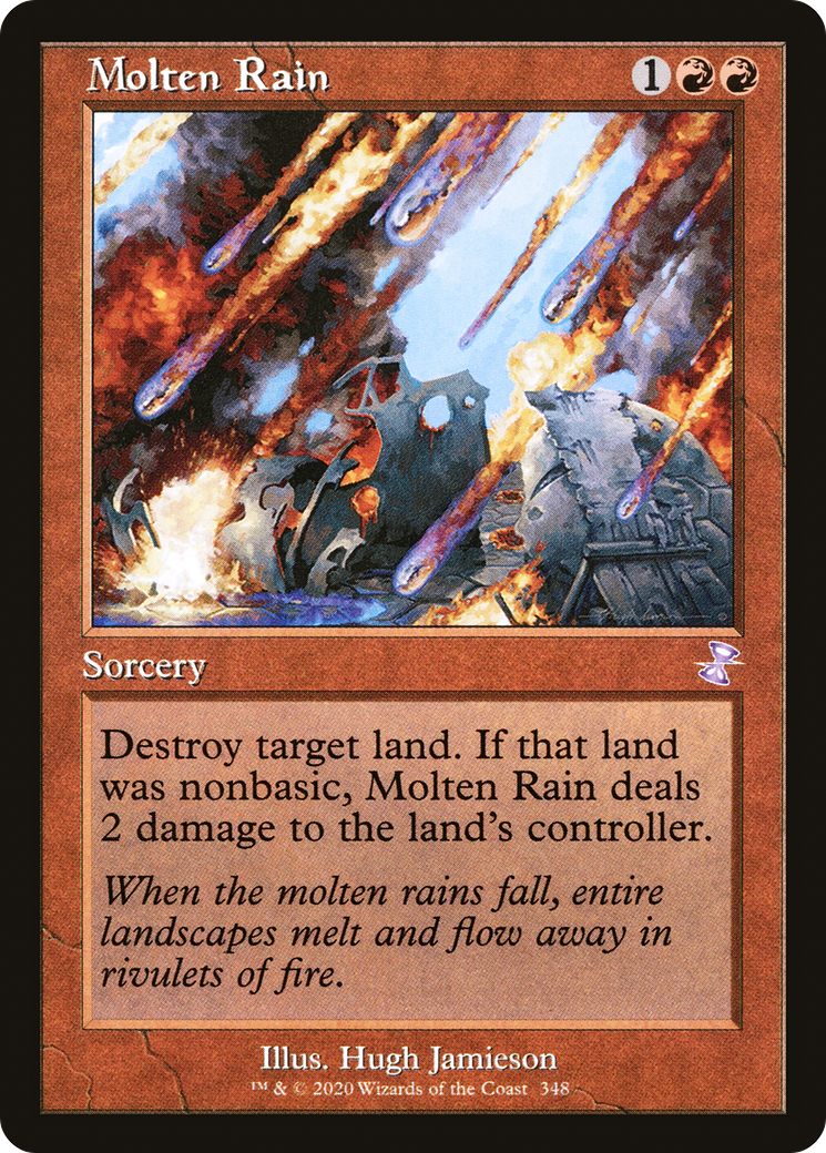 Molten Rain (TSR-348) [Time Spiral Remastered] Foil MTG Single Wizards of the Coast