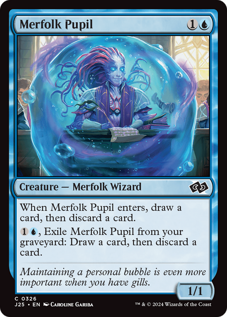 Merfolk Pupil (J25-326) [Foundations Jumpstart] MTG Single Wizards of the Coast