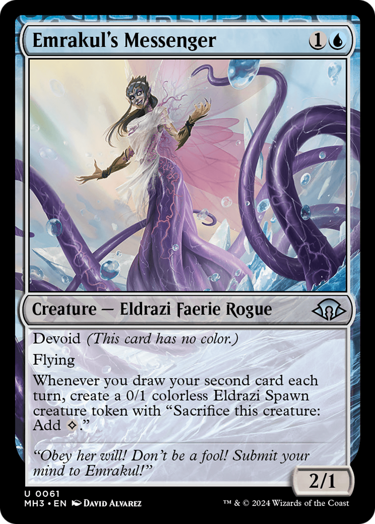 Emrakul's Messenger (MH3-061) [Modern Horizons 3] MTG Single Wizards of the Coast