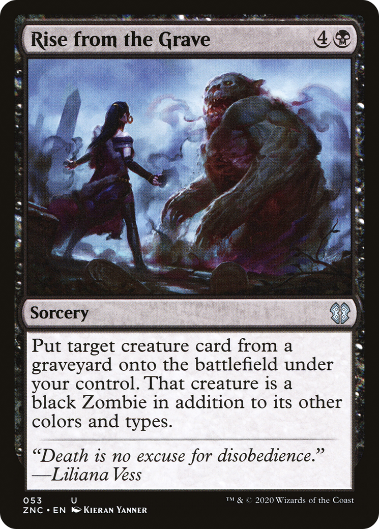 Rise from the Grave (ZNC-053) [Zendikar Rising Commander] MTG Single Wizards of the Coast