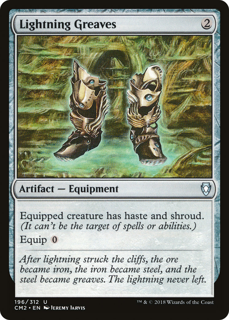 Lightning Greaves (CM2-196) [Commander Anthology Volume II] MTG Single Wizards of the Coast