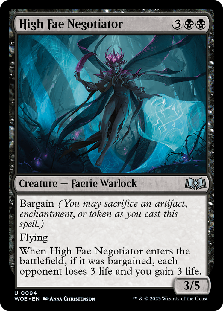High Fae Negotiator (WOE-094) [Wilds of Eldraine] MTG Single Wizards of the Coast
