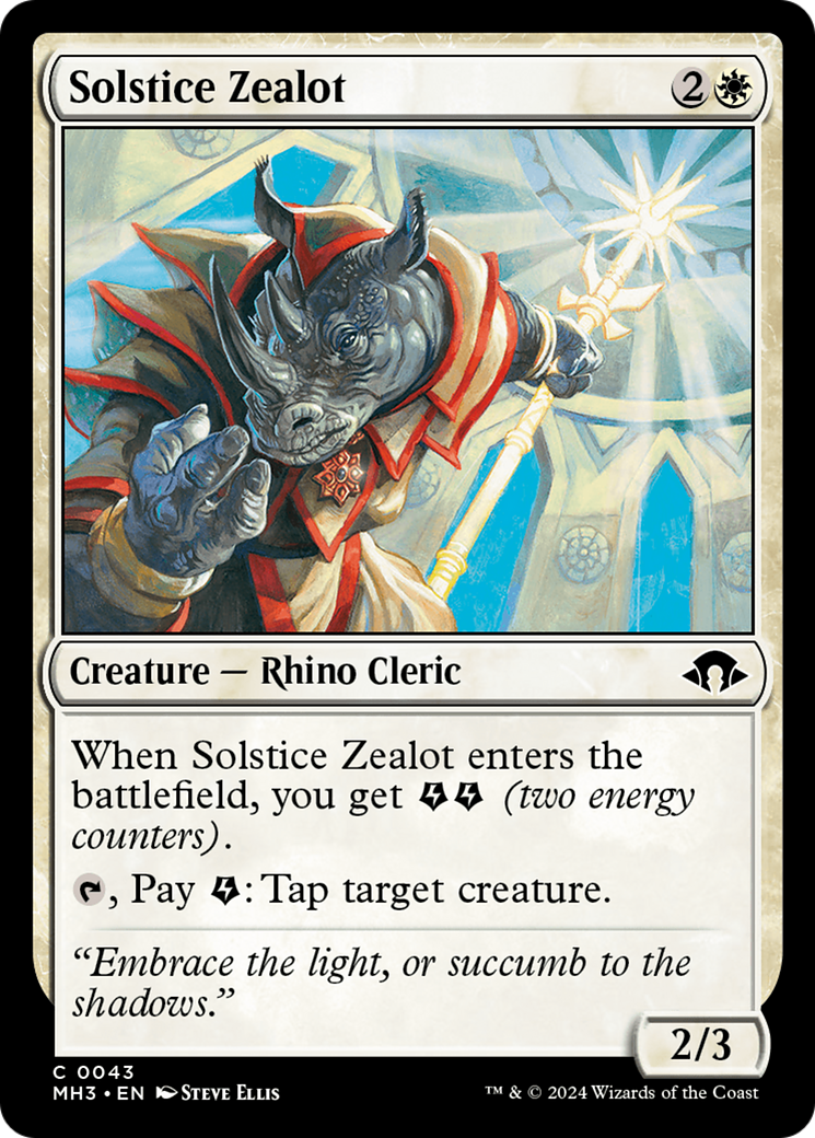 Solstice Zealot (MH3-043) [Modern Horizons 3] Foil MTG Single Modern Horizons 3