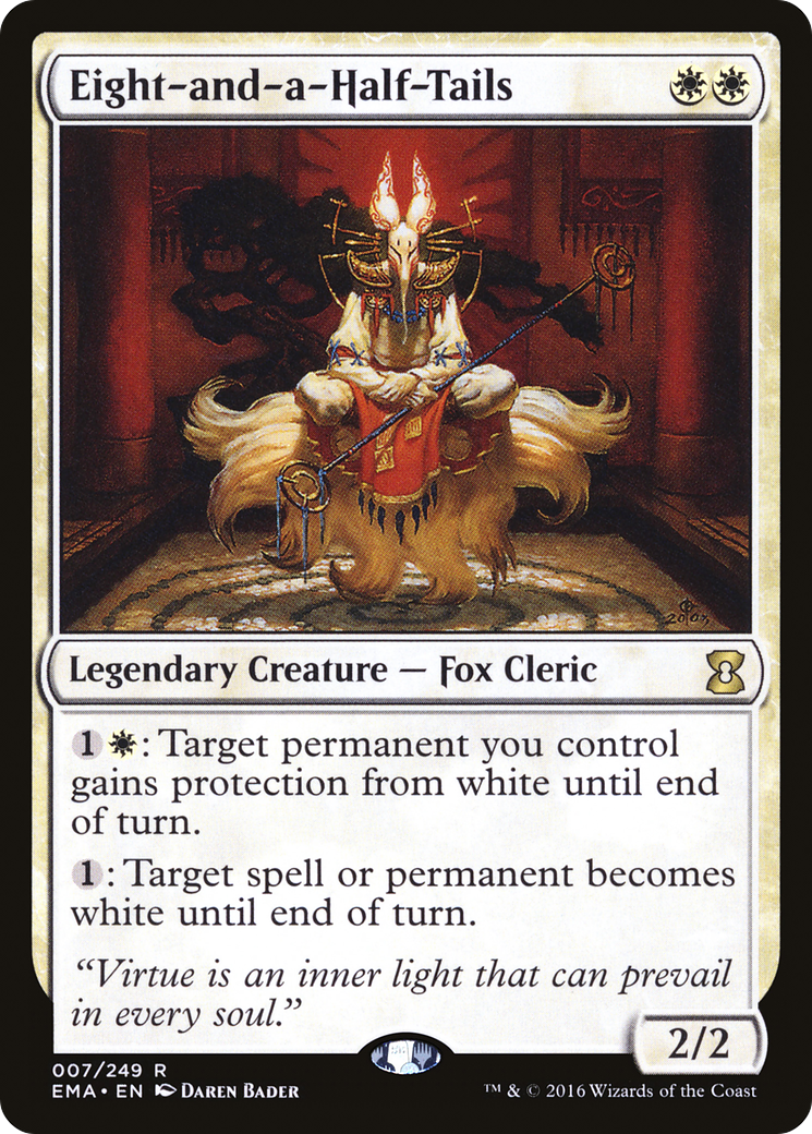 Eight-and-a-Half-Tails (EMA-007) [Eternal Masters] Foil MTG Single Wizards of the Coast