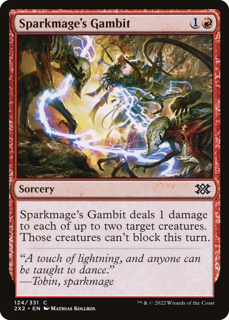 Sparkmage's Gambit (2X2-124) [Double Masters 2022] MTG Single Wizards of the Coast