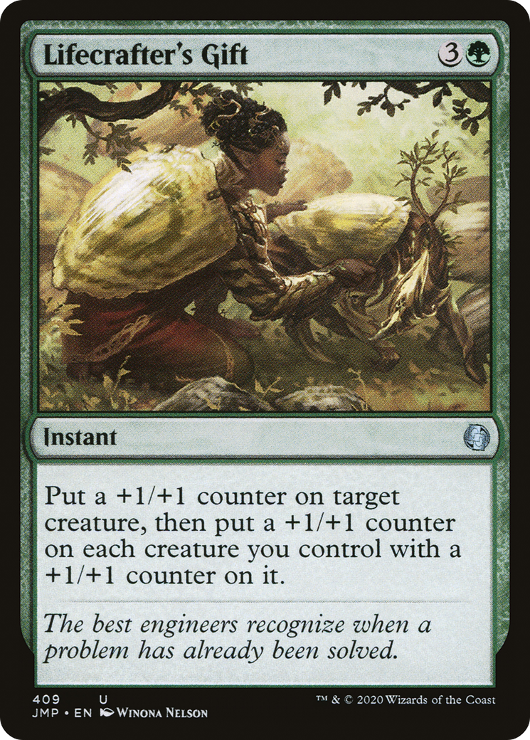 Lifecrafter's Gift (JMP-409) [Jumpstart] MTG Single Wizards of the Coast