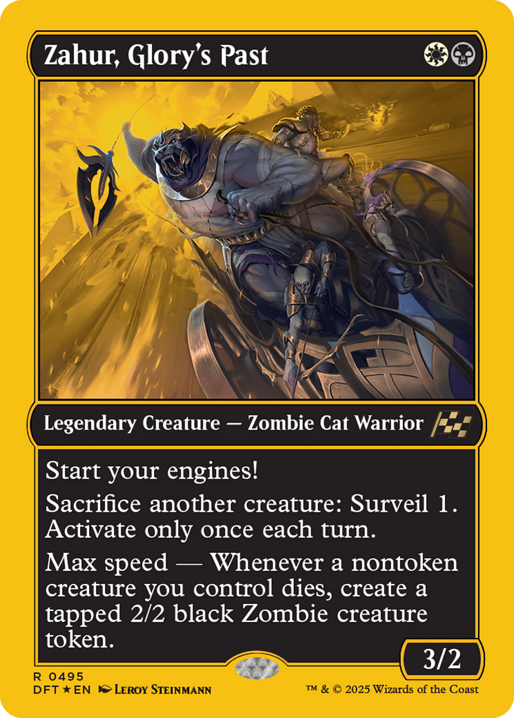 Zahur, Glory's Past (First-Place Foil) (DFT-495) [Aetherdrift] Foil MTG Single Wizards of the Coast