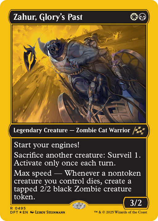 Zahur, Glory's Past (First-Place Foil) (DFT-495) [Aetherdrift] Foil MTG Single Wizards of the Coast