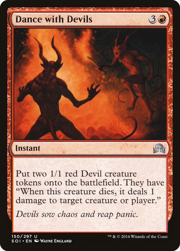 Dance with Devils (SOI-150) [Shadows over Innistrad] MTG Single Wizards of the Coast