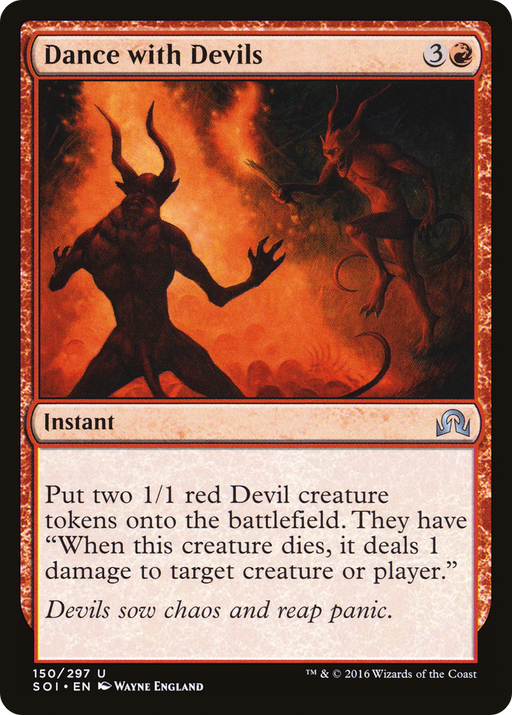 Dance with Devils (SOI-150) [Shadows over Innistrad] MTG Single Wizards of the Coast