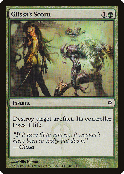 Glissa's Scorn (NPH-110) [New Phyrexia] MTG Single Wizards of the Coast