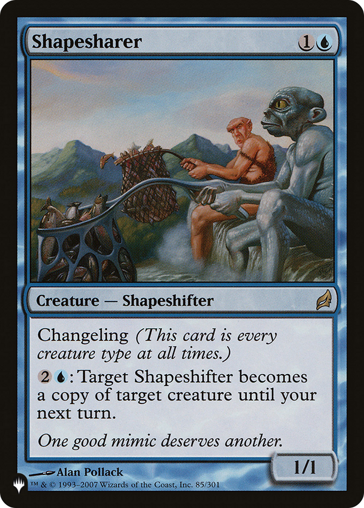 Shapesharer (LRW) (LIST-085) [Mystery Booster] The List Reprints MTG Single Wizards of the Coast