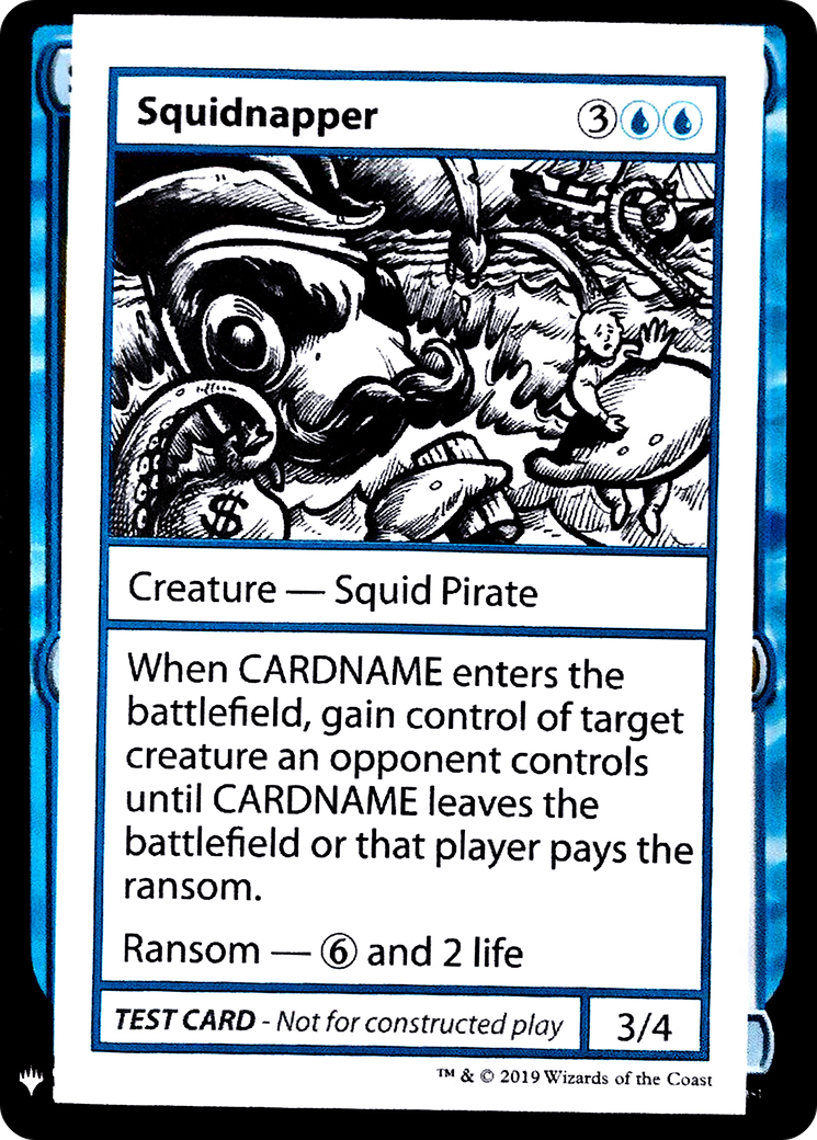 Squidnapper (CMB1-) [Mystery Booster] Playtest Cards 2019 MTG Single Wizards of the Coast