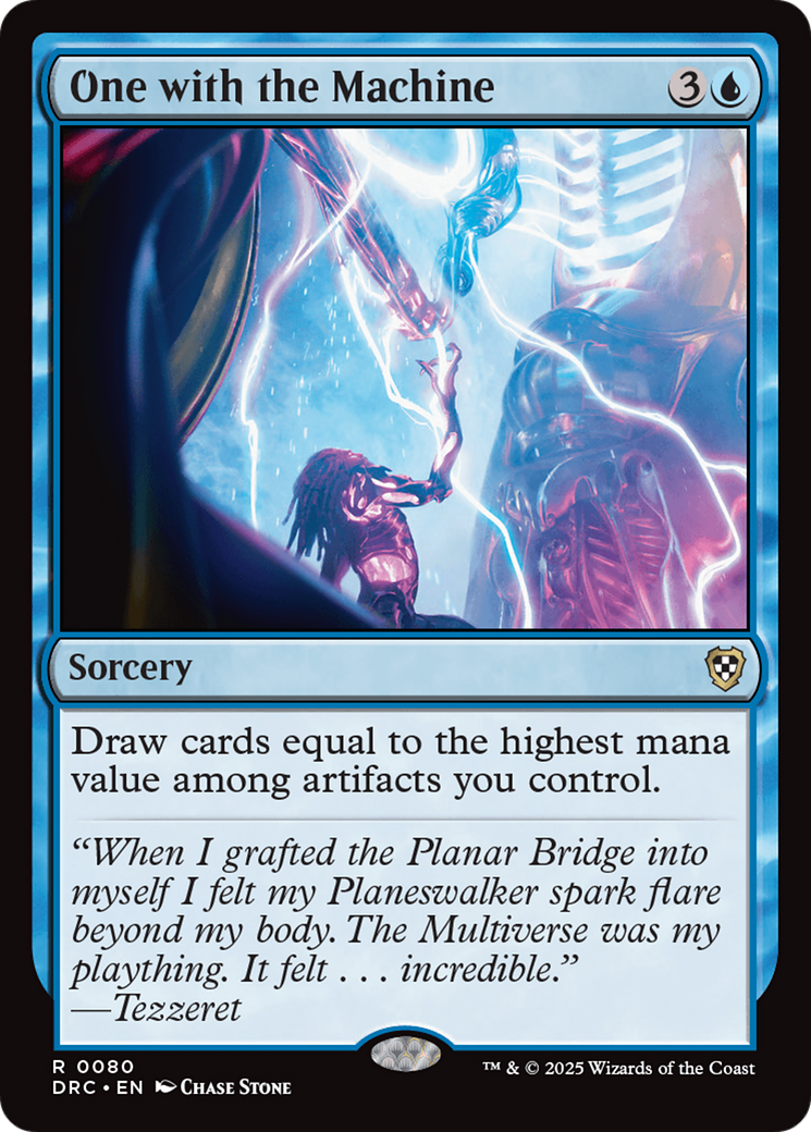 One with the Machine (DRC-080) [Commander: Aetherdrift] MTG Single Wizards of the Coast