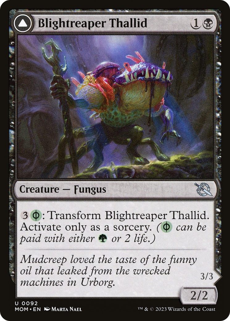 Blightreaper Thallid (MOM-092) [March of the Machine] Foil MTG Single Wizards of the Coast