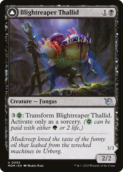 Blightreaper Thallid (MOM-092) [March of the Machine] Foil MTG Single Wizards of the Coast