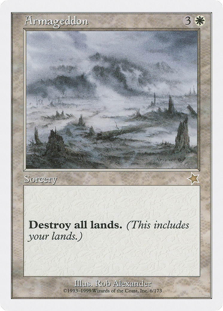 Armageddon (S99-006) [Misc] Starter 1999 MTG Single Wizards of the Coast