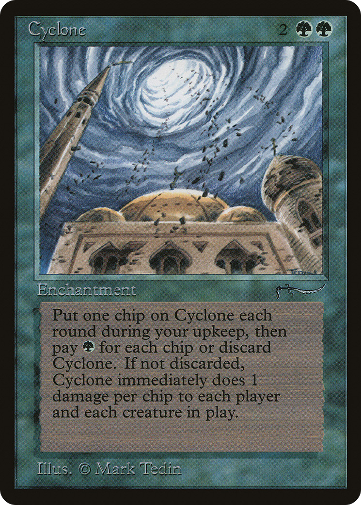 Cyclone (ARN-) [Oldschool] Arabian Nights MTG Single Wizards of the Coast